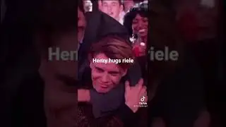 Henry Hugs Riele Before he goes out for His Award. So romantic #jaele #chenry