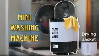 Mini 3KG Washing Machine For Singles | With Dryer - ASMR