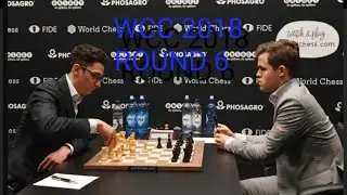 WORLD CHESS CHAMPIONSHIP 2018 (LONDON)||MAGNUS CARLSEN (WHITE) Vs FABIANO CARUANA(BLACK) ROUND6