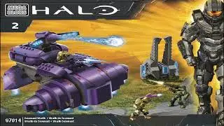 Mega Bloks Instructions | Halo | 97014 | Covenant Wraith