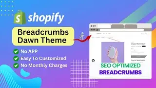 How To Create Shopify Breadcrumbs Dawn Theme Or Any Other Themes | Fully SEO Optimized