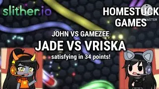 HOMESTUCK: GAMES - SLITHER.IO (Satisfying in 34 points) (PLAY) #homestuck