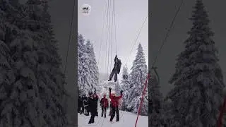 Uludağ'da Nefes Kesen Kurtarma Operasyonu! Telesiyejde Mahsur Kalan 51 Kişi Tahliye Edildi ❄️🏔️