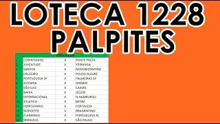 LOTECA 1228 - PALITES DOS 14 JOGOS!!!