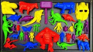 Dinosaurus Jurassic World Dominion:T-Rex, Brachiosaurus, Catnap, Siren Head, Kingkong, Skibidi,