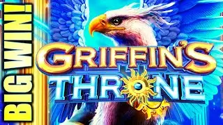 ★MA$$IVE BIG WIN!★ GRIFFIN&rsquo;S THRONE SLOT MACHINE (IGT)