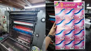 Hanger Printing with Heidelberg MO E Single Color