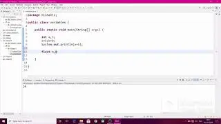 How To Use Int Float ,Boolean ,String ,Char Variables In Java Using Eclipse