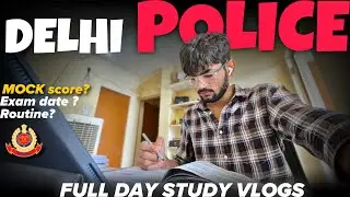 &ldquo;Full Day Study Vlog 🔥 | Delhi Police Study vlogs🚔📚 | Motivation + Routine&rdquo; #ssc #delhipolice 
