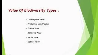 Environmental Studies | Values Of Biodiversity | Tamil Explain👍🥰✨