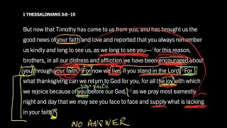 Inexpressible Joy Is the Essence of Paul’s Life: 1 Thessalonians 3:6–10, Part 2