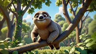 The Sloth Who Loved to Swing 🦥🎶 | Relaxing Nursery Rhyme for Kids
