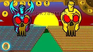 9999 GOLDEN ZOMBIE SHIELD vs ZOMBIE SHIELD VAMPIRE FINAL BOSS | Stick War Legacy Mod | Stick789MOD