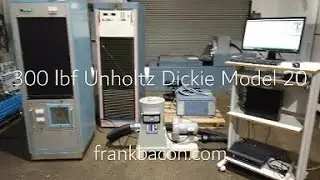 Reconditioned 300 lbf Unholtz Dickie Model 20 Vibration Test System with New Vibration Controller