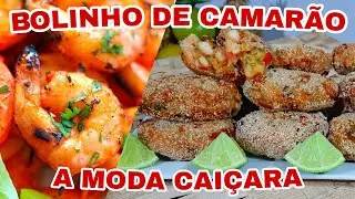 BOLINHO DE CAMARÃO CAIÇARA,  DELICIOSO e Super fácil - CacauDoce 💋