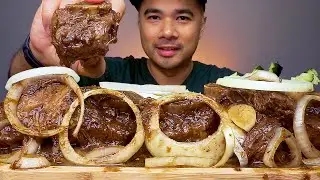 BISTEK NA BAKA | BEEF WITH SOY SAUCE LEMON AND FRESH ONION | BEEF BISTEK | ALFIE EATS