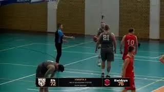 Mecz 3 ligi koszykówki pomiędzy Wilki Ełk - MTS Basket Kwidzyn II, 7.02.2021