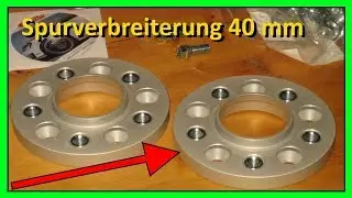 Eibach 40 mm Spurverbreiterung S90-7-20-020 Pro-Spacer System 7 LK 5/130 ZB 84,0 mm (Unboxing-Video)