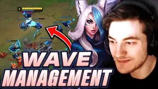 HOW TO GET AHEAD WITH GOOD WAVE MANAGEMENT VS FED ENEMY ADC! | Reptile