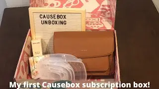 Causebox Summer 2020 unboxing video