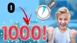 Hoe krijg je 1000 abonnees in 5 minuten?