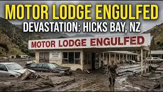 2 FEET of Silt Engulfed This Motor Lodge 😱 Hicks Bay Devastation #NZFlood #shorts