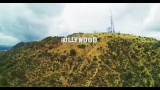 Hollywood Hills From Above: A Stunning View of the Iconic Hollywood Sign.