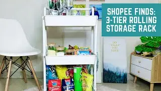 3-Tier Rolling Storage Rack | Home Organizer | Shopee Finds | By MC Santiago