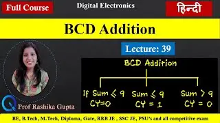 #39    BCD Addition with Example   (हिन्दी)