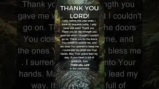 The most important prayer for the New Year 🙏✨ #Gratitude
