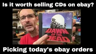 Do CDs sell on ebay? Picking today's CD and other media orders...