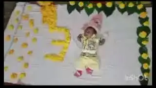 3rd month baby photo shoot#creative nature#trending