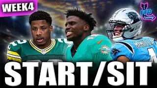 Top 5 WRs You MUST START + MUST SIT in Week 4 - Fantasy Football Ranks Golden/McMillan/Tyreek/Egbuka