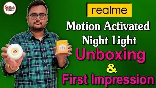 Realme Motion Activated Night Light Unboxing & First Impression | Best Night Light | Rs 500 | Hindi