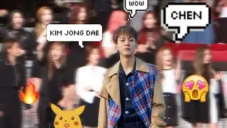 IDOLS GIRL GROUP REACTION TO CHEN DROP THAT HIGH NOTE AT MAMA 2015 (RED VELVET, TWICE, FX...)