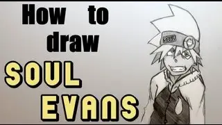 Ep. 115 How to draw Soul Evans from Soul Eater!