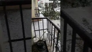 Hailstone in Shillong...