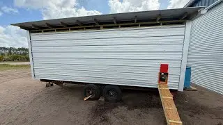 DIY Egg mobile chicken coop on a trailer!