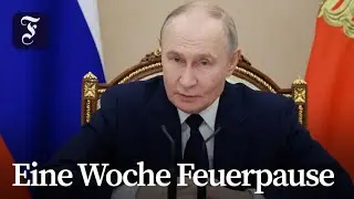 Putin stimmt begrenzter Waffenpause für Kiew zu