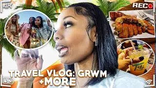 TAMPA VLOG: GRWM | SILK PRESS | TRAVELING | BACON B*TCH + MORE | KENSSSY