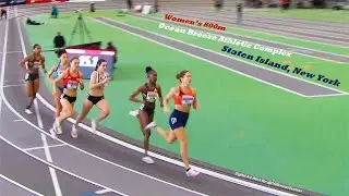 Women's 800m.  Ocean Breeze Athletic Complex.  Borough of Staten Island, City of New York.  2/6/2022