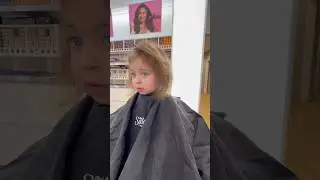2 year old & SISTER got to the SALON?!? 👀🥹 #cute #shorts #sisters #family