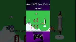 CRAZY KAIZO SHELL LEVEL FROM SUPER N3TS WORLD 3 (Street Rope) #challenge #mario #kaizo #gaming