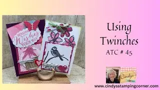 Artist Trading Cards using Twinches