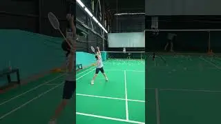 Four-point shuttlecock route practice🏸😃🧒#badminton #sports #adibo