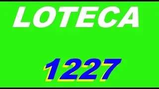 LOTECA 1227 PROGRAMA&Ccedil;&Atilde;O OFICIAL