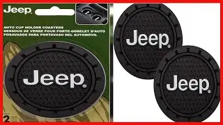 Plasticolor Jeep Auto Coasters: Stylish Protection for Every Cup Holder