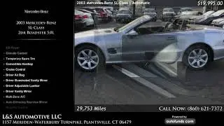 Used 2003 Mercedes-Benz SL-Class | L&S Automotive LLC, Plantsville, CT