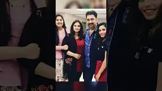Kumar Sanu with his wife and Daughter #kumarsanu #shorts #ytshorts #bollywood