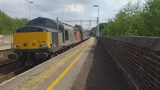 THRASH !!! 37 608 and 37 800 thrash through Longport with 730 102  and with a 2 tone